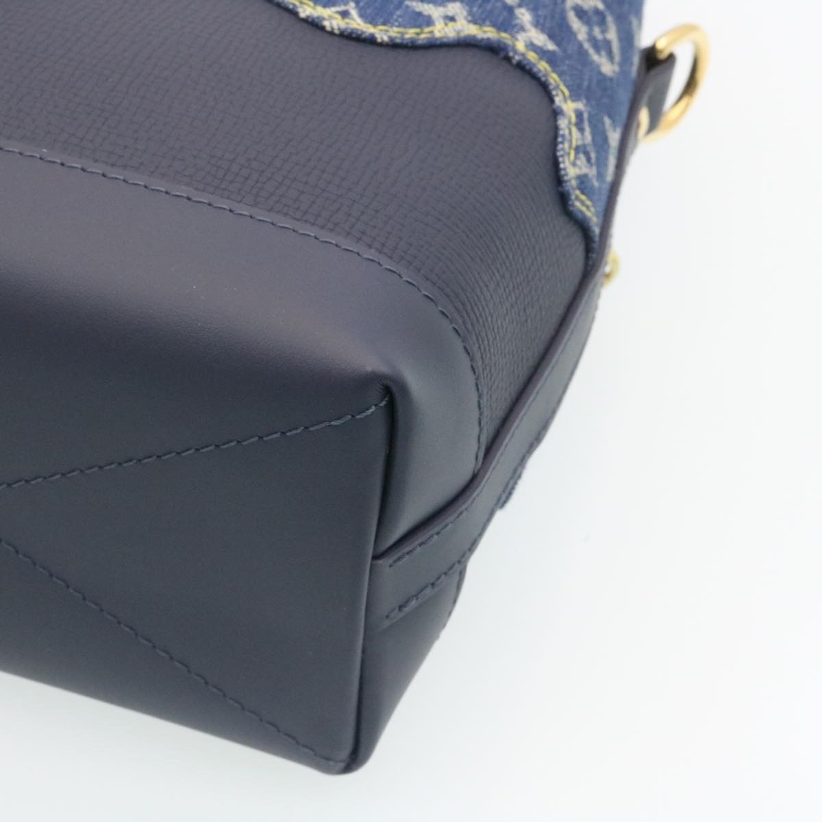 LOUIS VUITTON MonogramDenim drip Japanese cruiser ShoulderBag M45970 Auth 28…