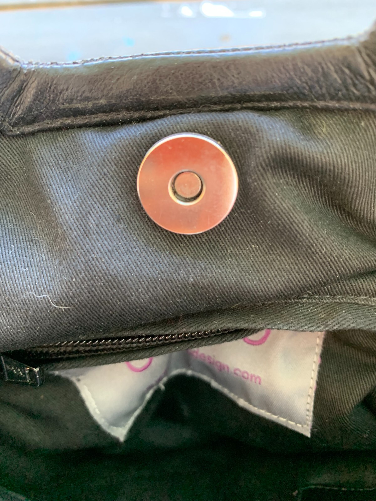 Oovoo Hand Embroidered Purse Leather Gold & Aqua