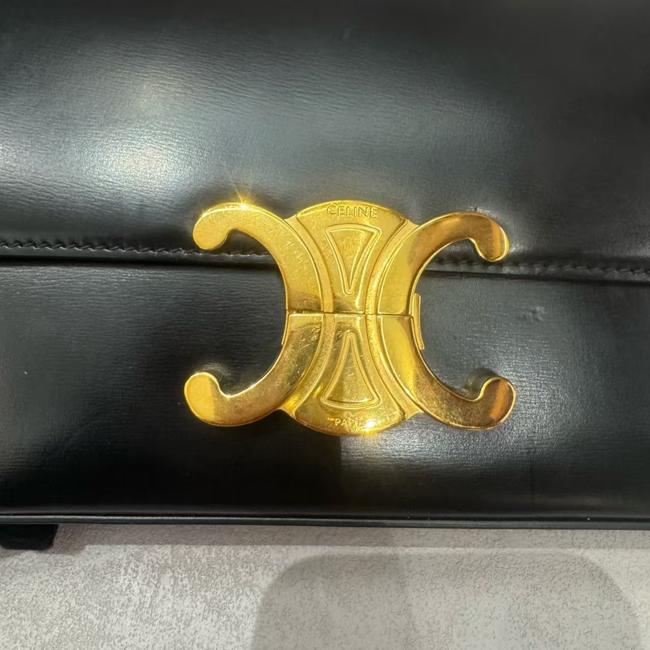 Celine Triomphe Claude Shoulder Bag