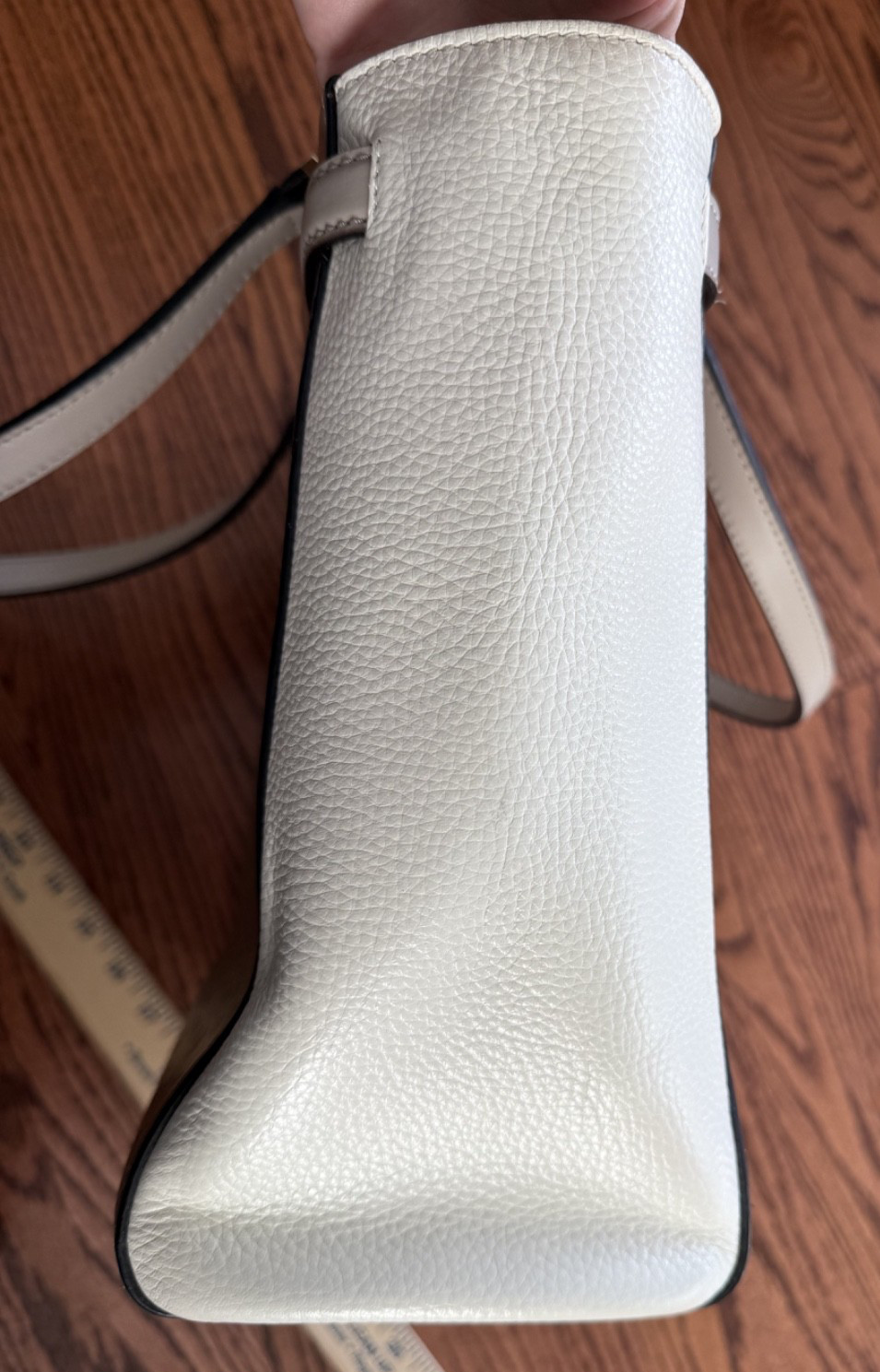 Kate Spade Houston Street Large Handle Bag || Pebbled Leather Taupe Cream $298+