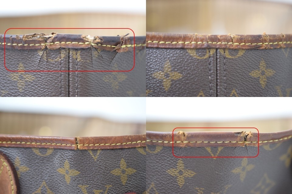 Auth Louis Vuitton Neverfull GM Tote Bag Monogram M40990 (M40157) LV 54002