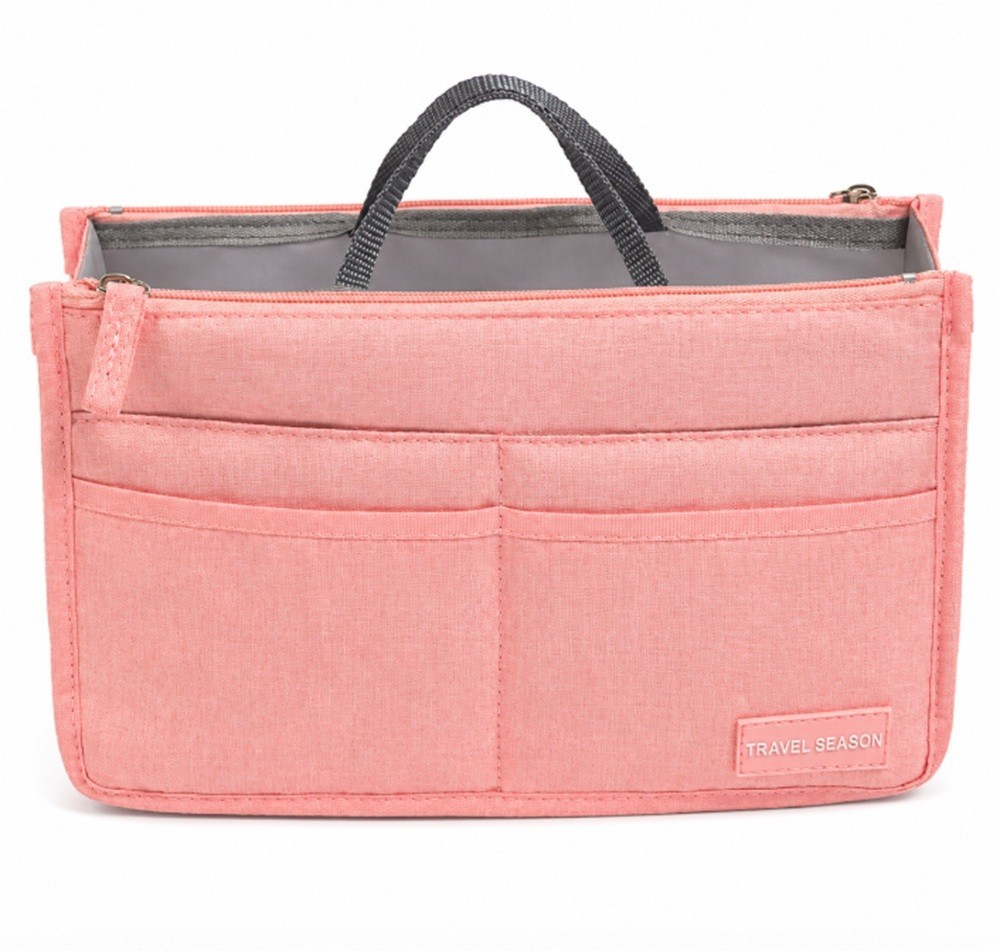 Multi Pocket Handbag Organizer Insert Purse Liner Pouch Tote Bag Organizer