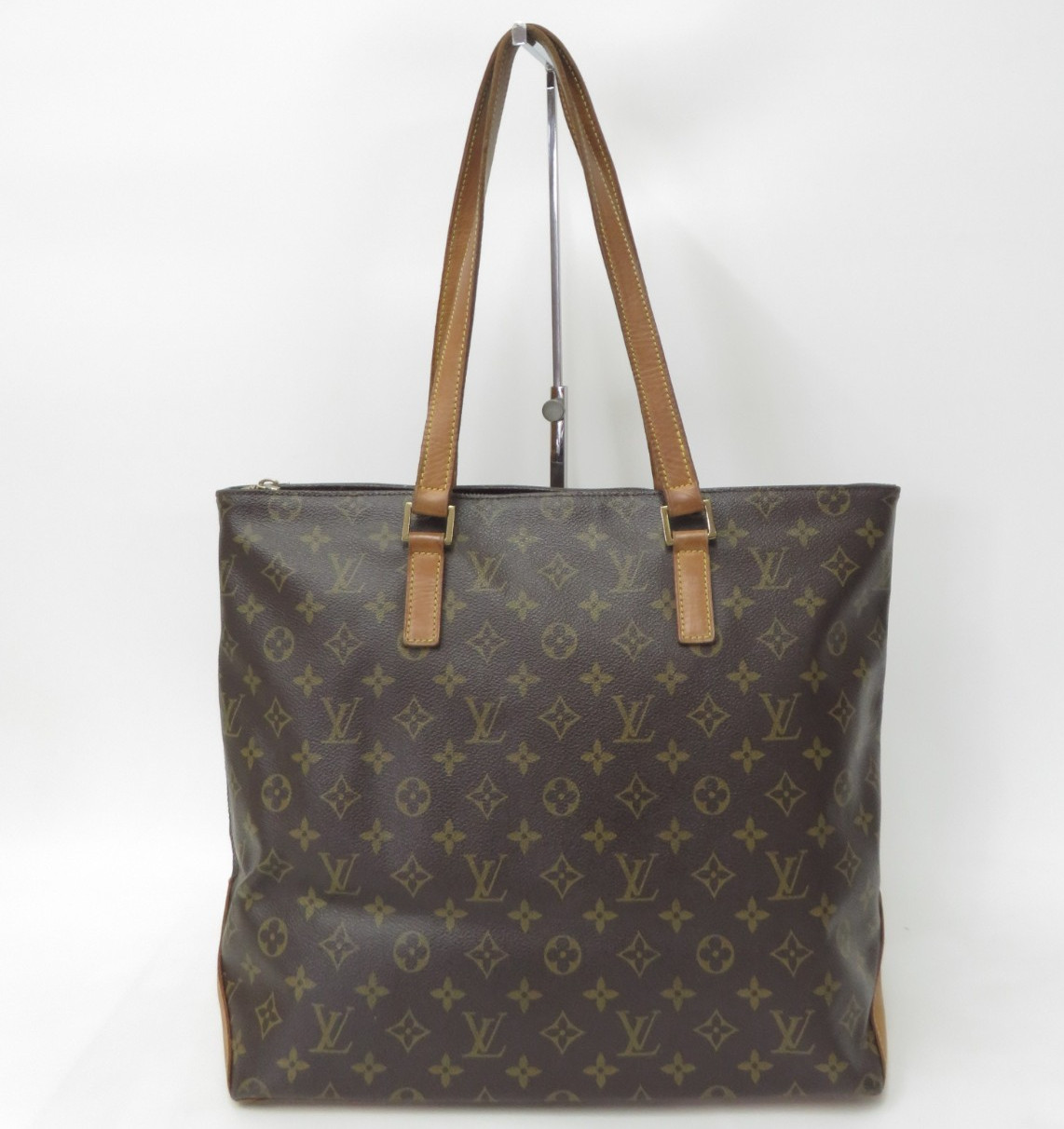 Authentic Louis Vuitton Monogram Cabas Mezzo Tote Bag Handbag F#53391