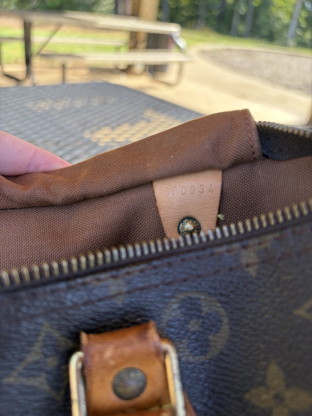 Louis Vuitton Speedy Shoulder Bag 30 Brown Canvas