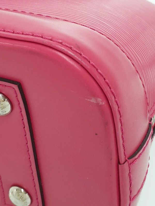 Louis Vuitton Alma M42048 Leather Pink Shoulder Bag Women’s #TB2619