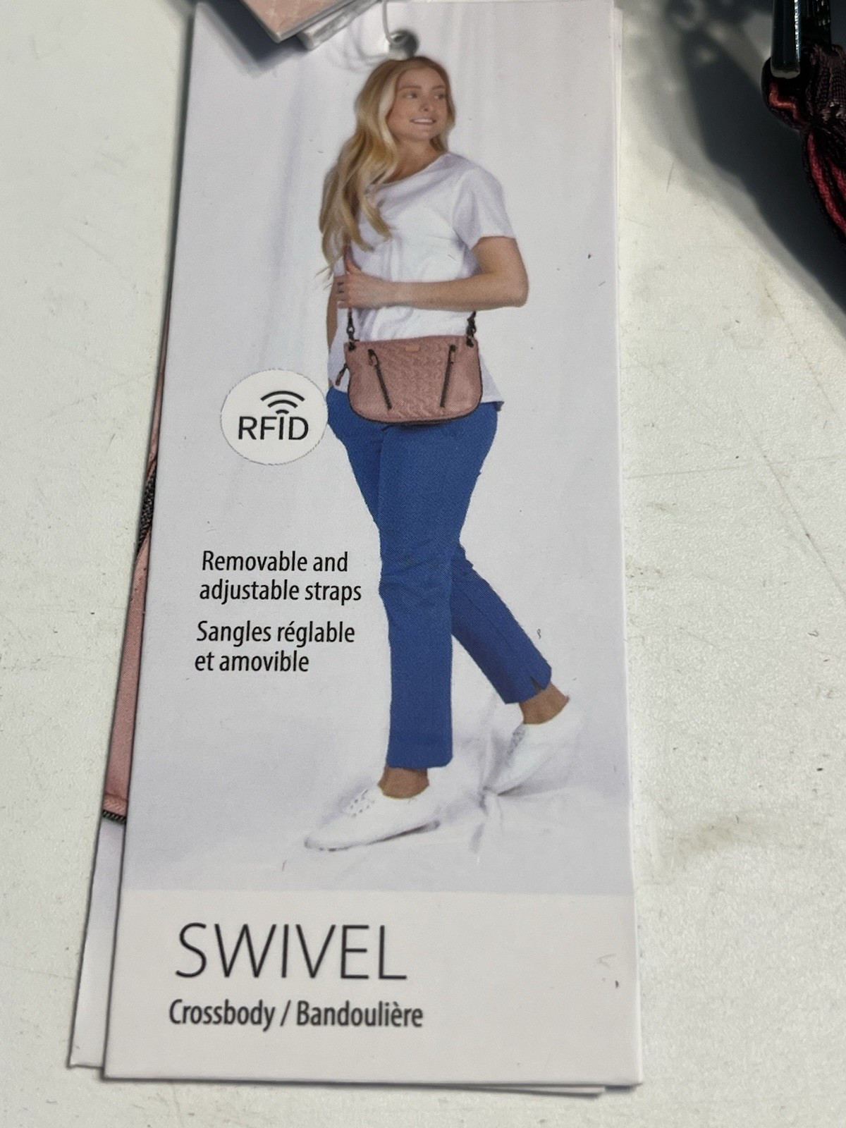 Lug Swivel Crossbody Expandable Bag Cats Orchid Cellphone Pocket NWT