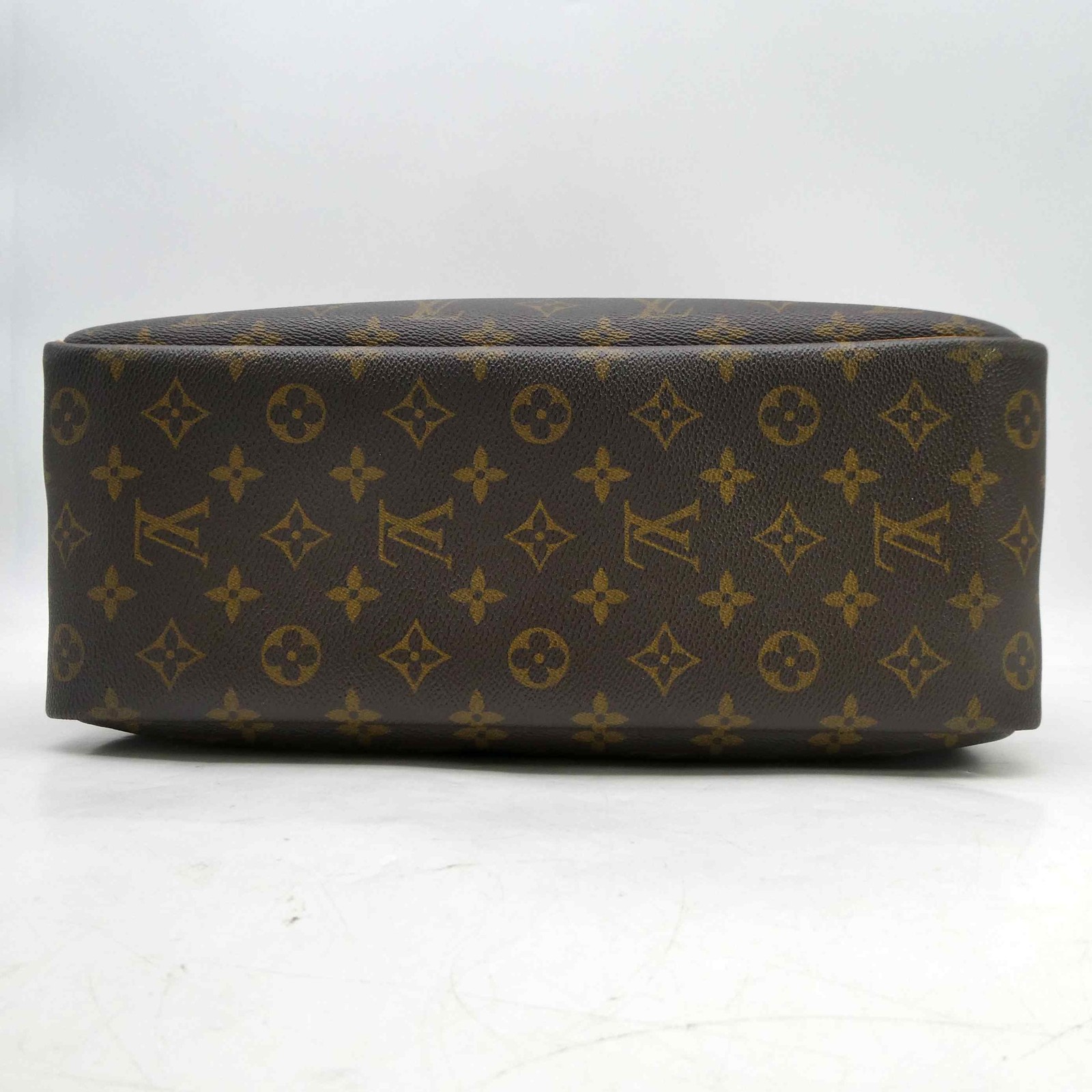 Louis Vuitton Deauville M47270 Monogram PVC Leather Hand Travel Bag 1121