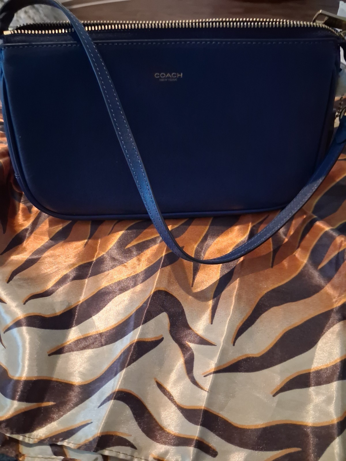 Small Coach Bag New with Tags. Navy blue
