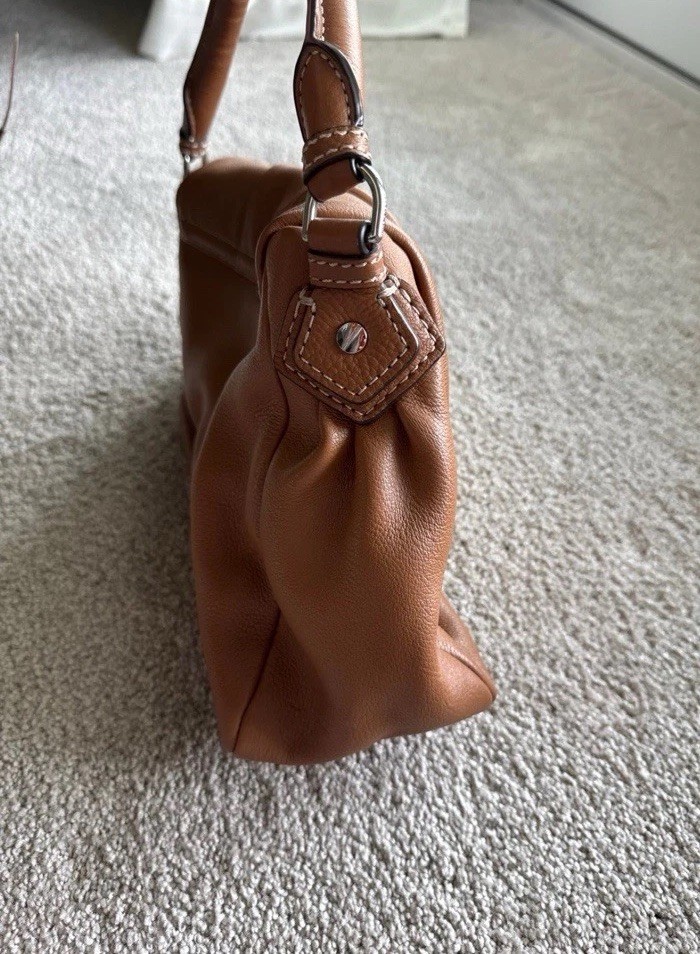 EUC MARC by Marc Jacobs Classic Q Lil Ukita Brown Leather Shoulder Bag
