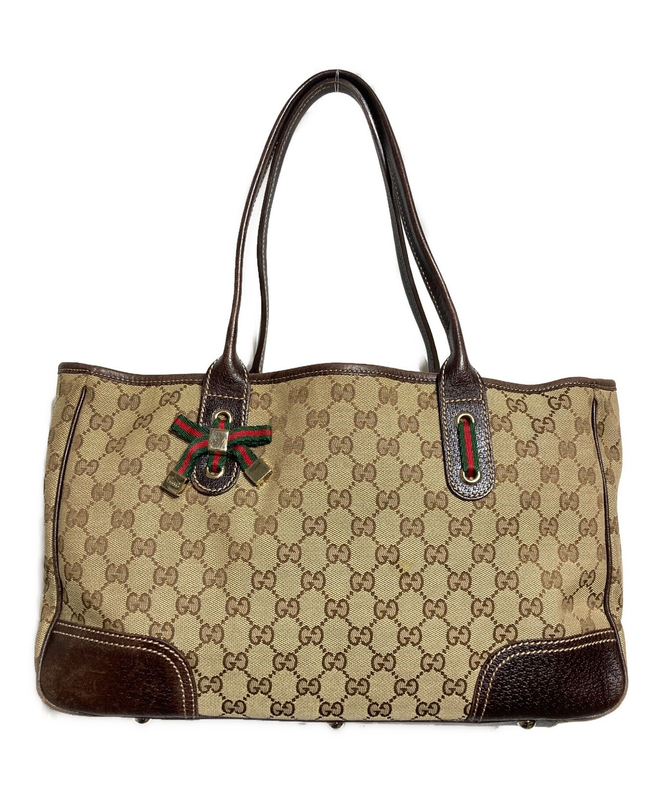 Gucci GG 163805 Brown Tote Bag #TFB13370