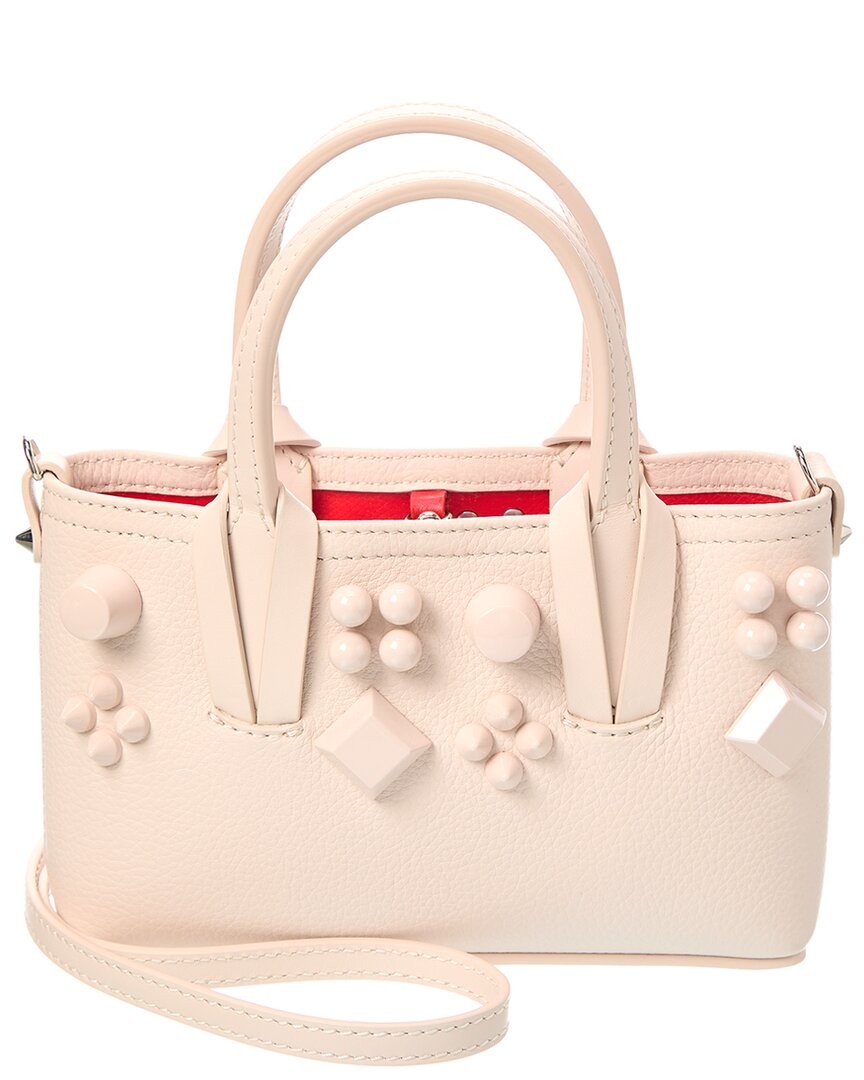 Christian Louboutin Cabata E/W Mini Leather Tote Women’s Beige