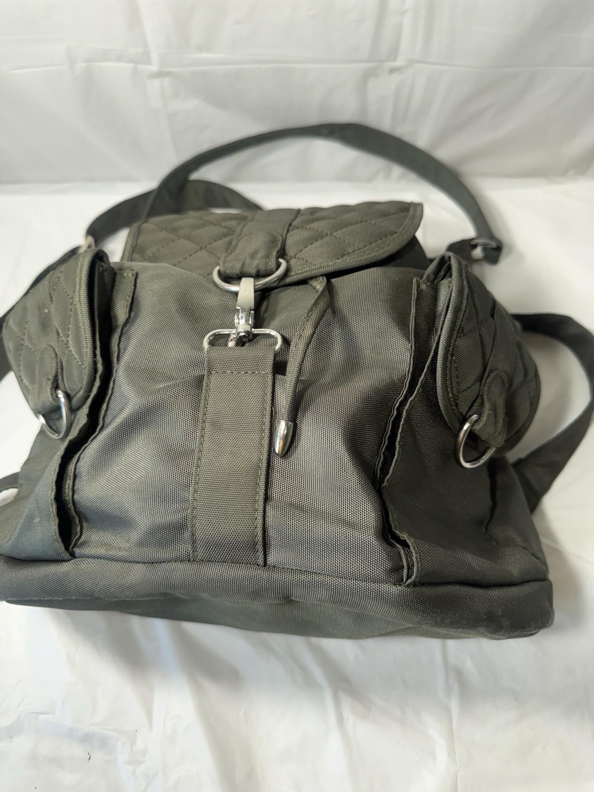Travelon Backpack Daypack Anti Theft Travel RFID Tablet School Bag GREEN