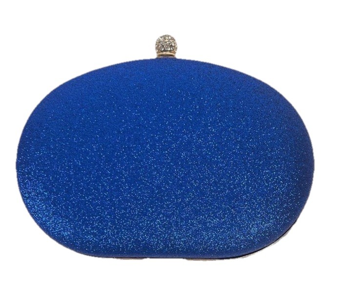 Verano Hill Blue Crystal Rhinestone Clutch Bag Evening Wedding Prom Handbag