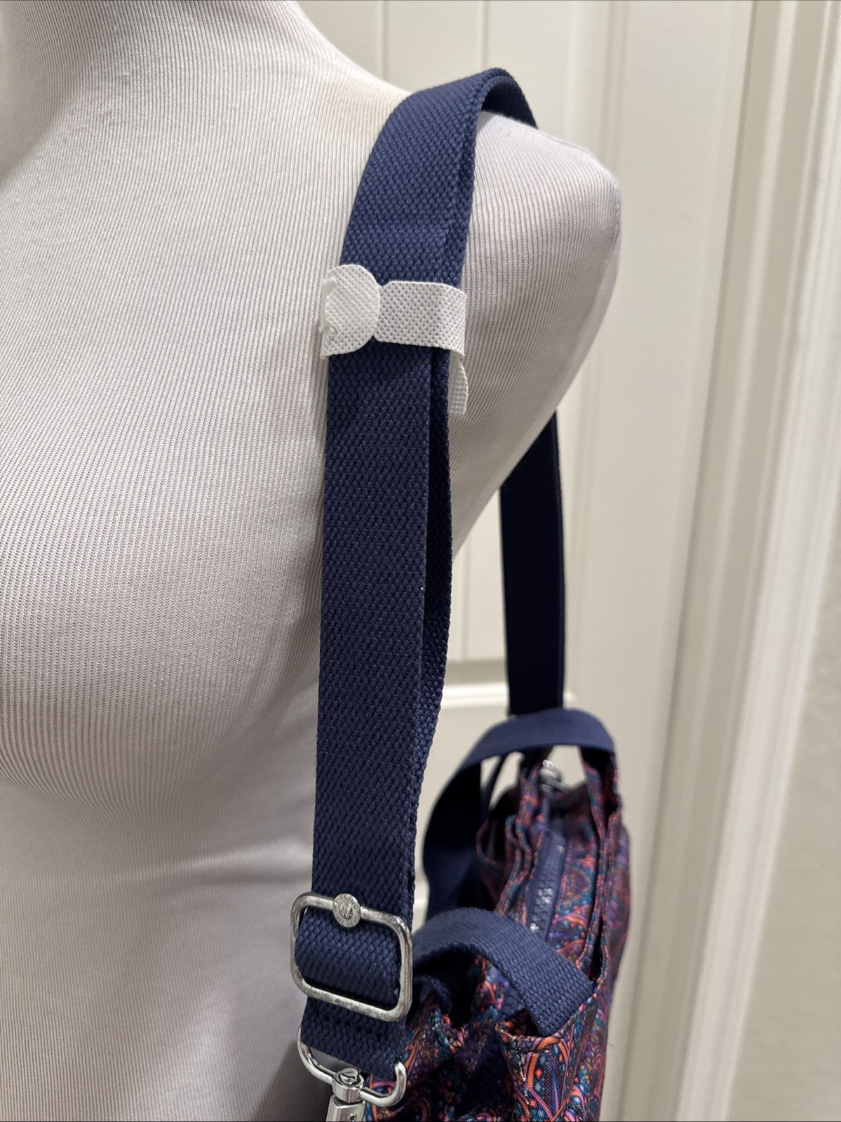 NWT Kipling Felix L Large Handbag Crossbody HB3583 Jodie De Vivre Purple Monkey