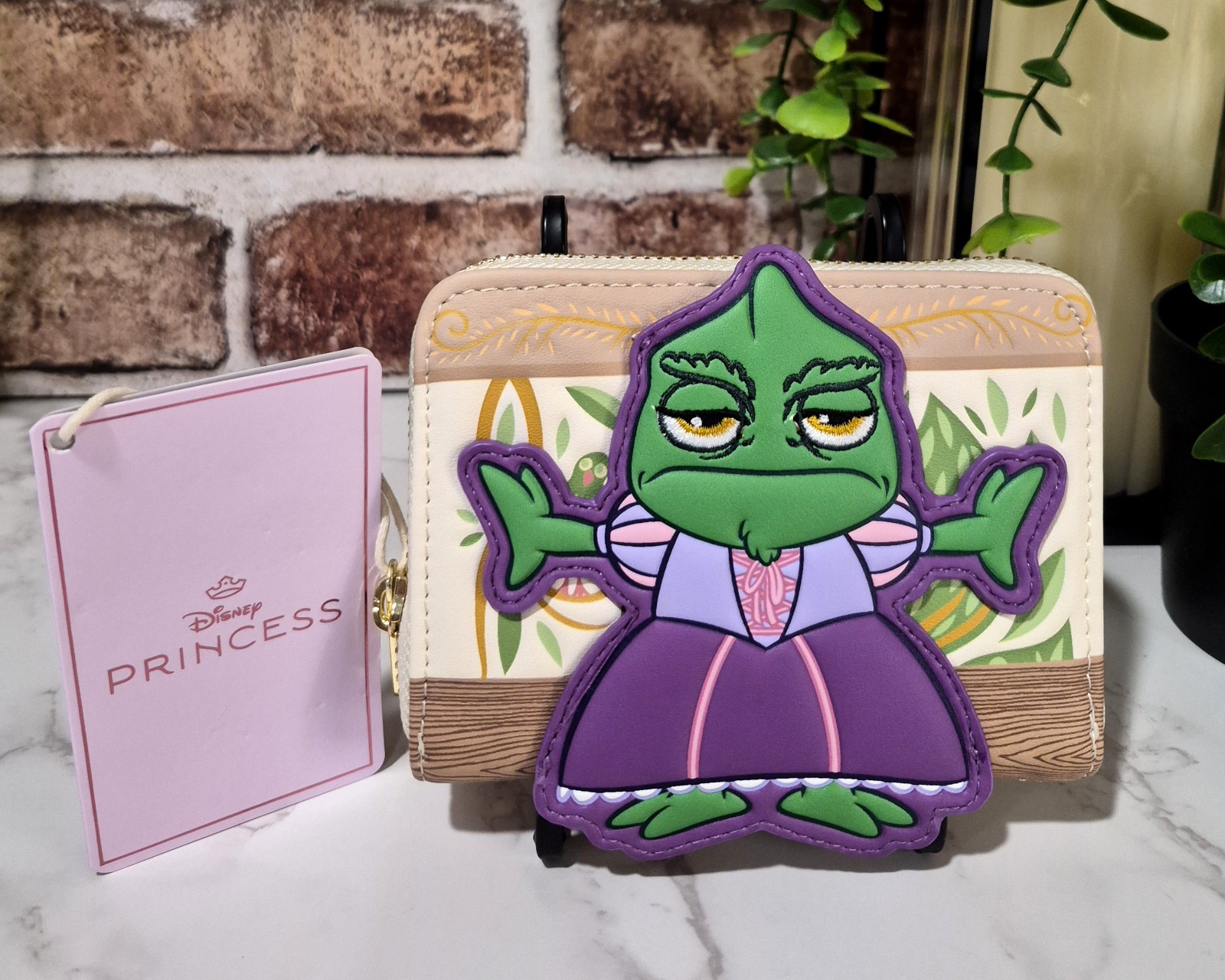 Loungefly Disney Tangled Rapunzel & Pascal Dress Mini Backpack & Wallet Set NWT