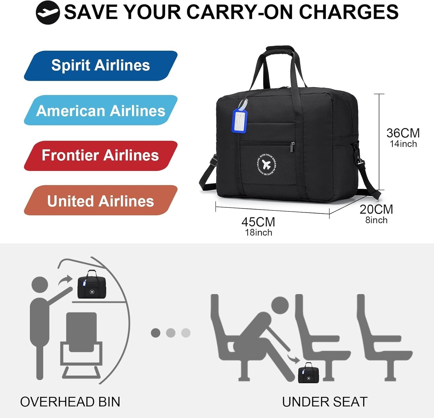 Travel Duffel Storage Practical Waist Gym Bag Pocket Belt Organizer Pouch Pack