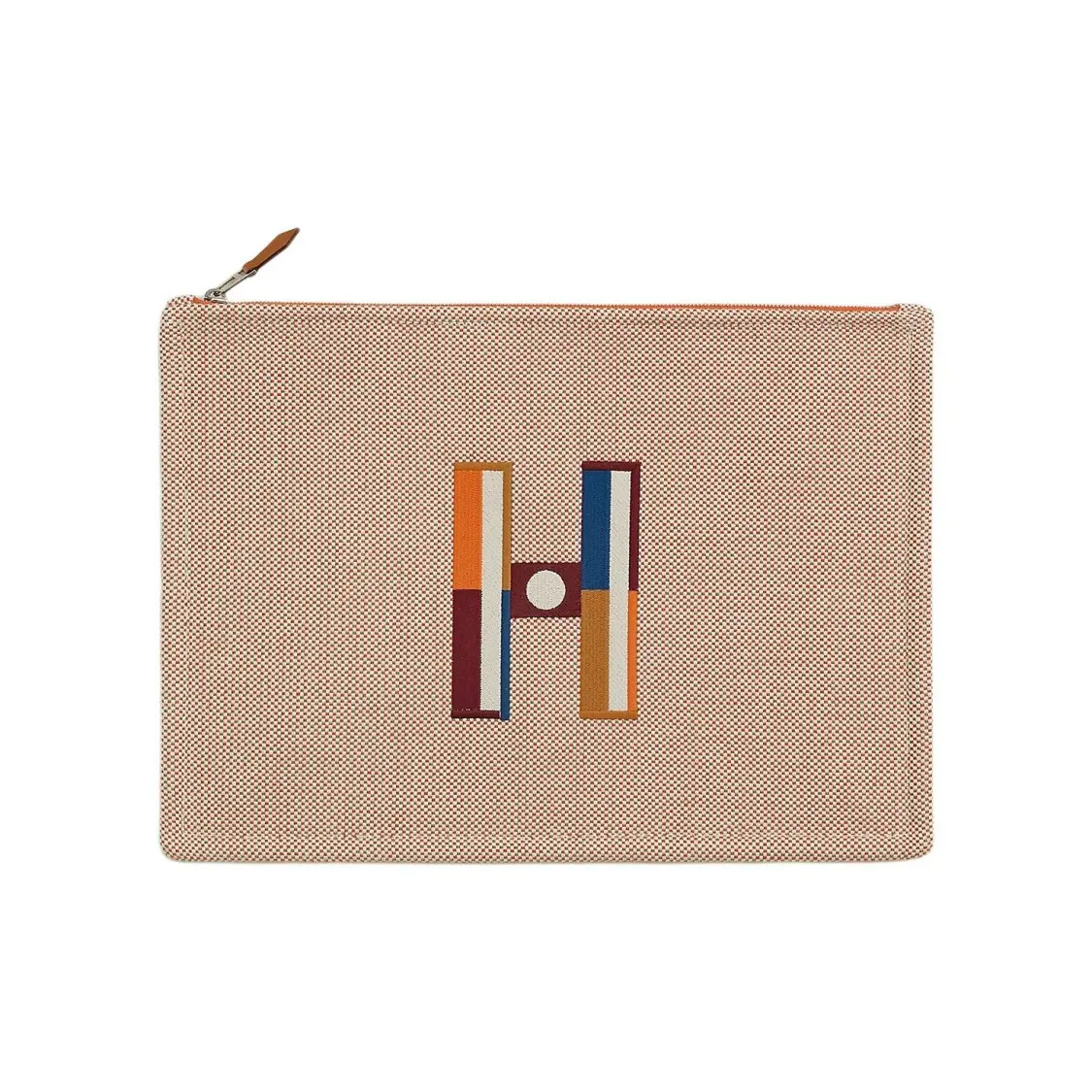 HERMES Corner Cotton Storage bag Large Women’s 12.2×8.7 in
