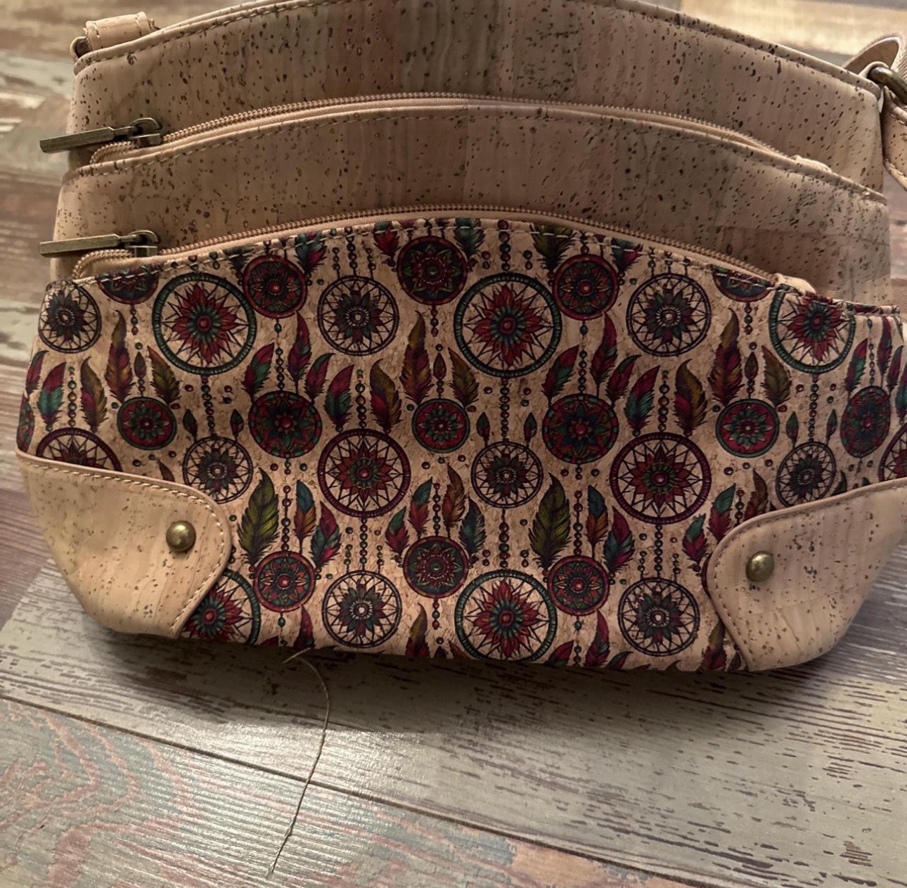 Brand NEW High quality natural cork design crossbody bags from Portugal.