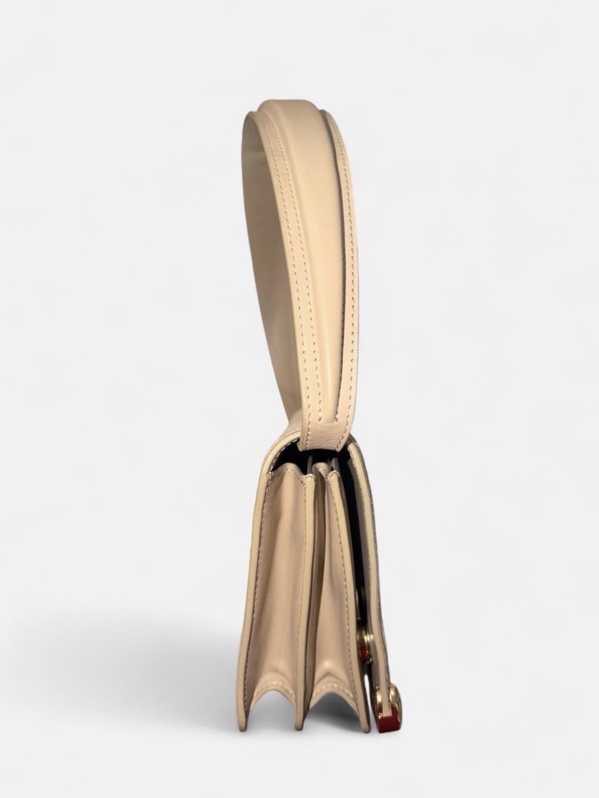 Cult Gaia Livi Shoulder Bag in Sand Dollar