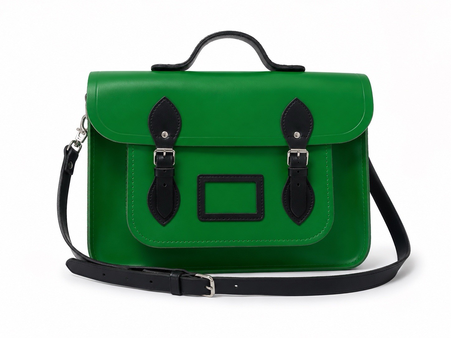 The Cambridge Satchel Company Green Leather Bag/ OS
