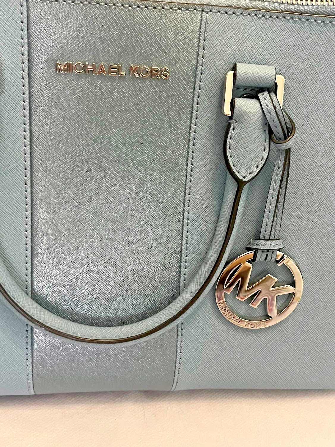 Michael Kors Medium Selma Saffiano bag Blue
