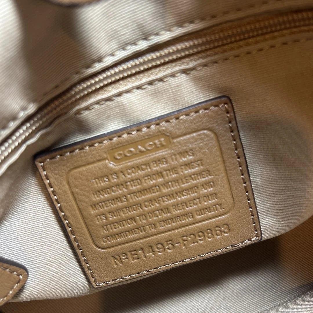 item COACH F29863 signature bag 10a