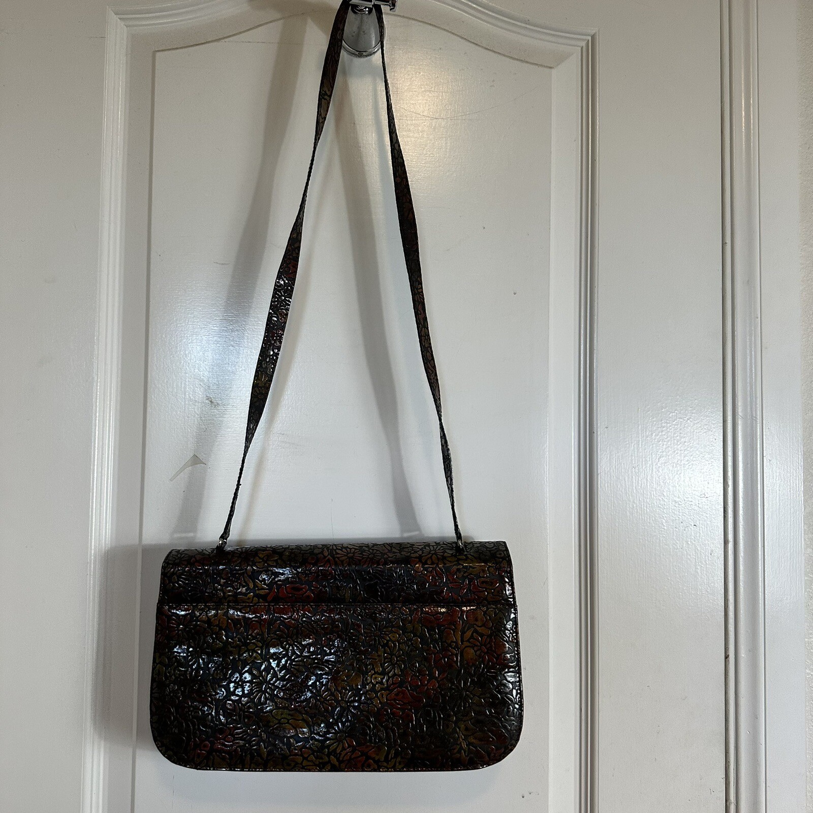 Vintage Claudia Ciuti Made in Italy floral shoulder bag purse