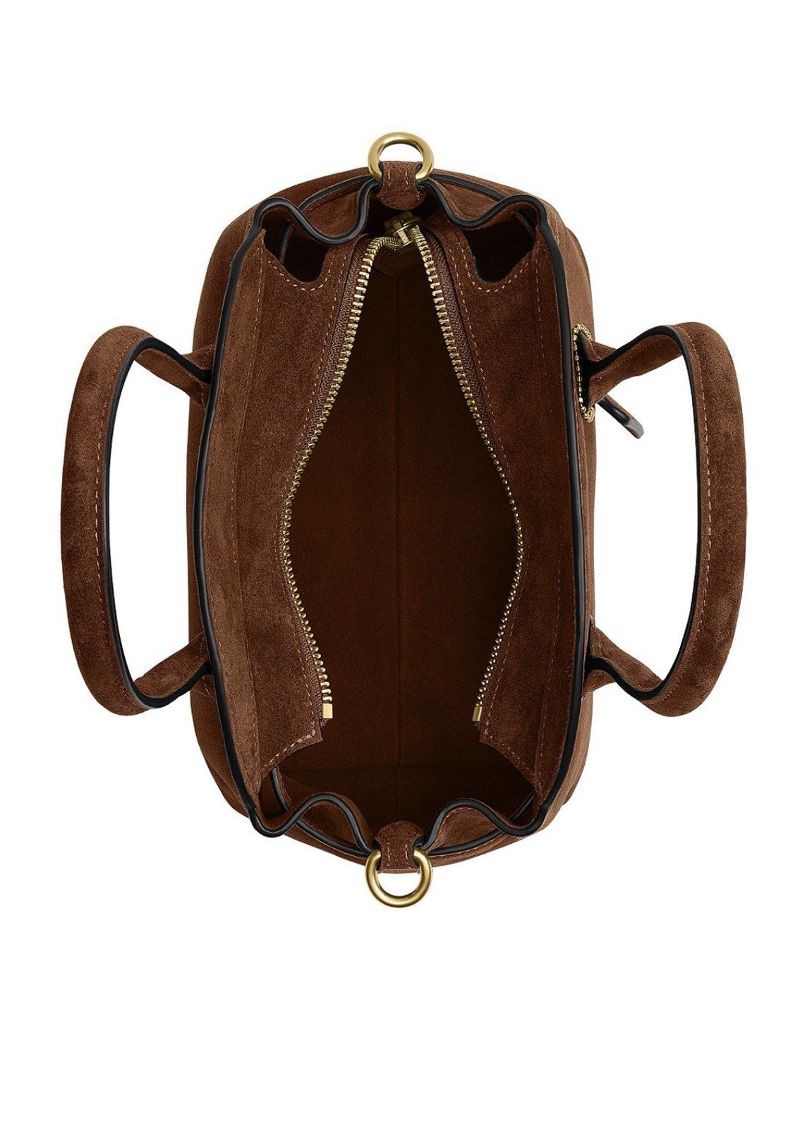 Coach Suede Soft Empire 21 Handle Satchel Bag