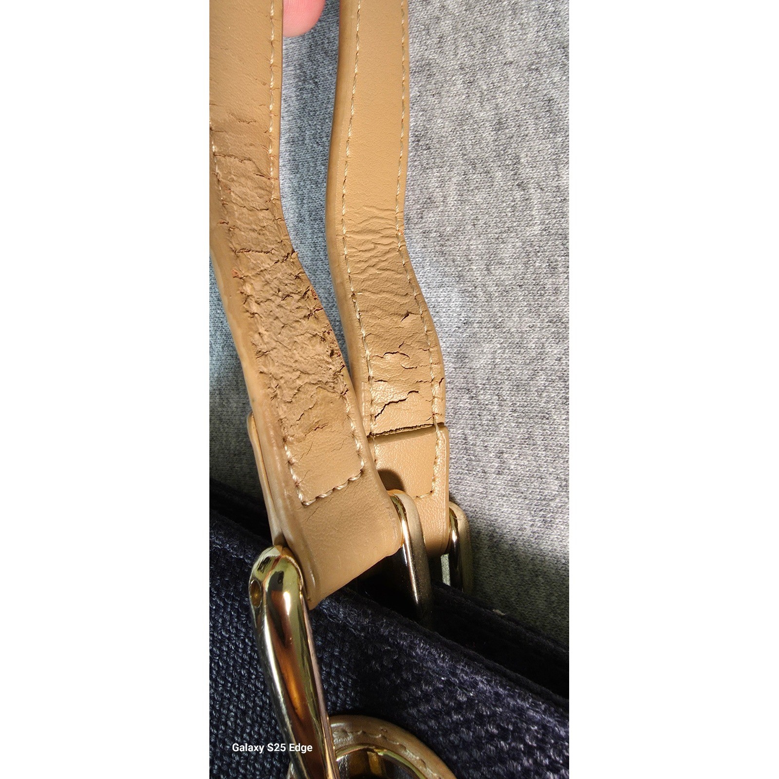 Spartina 449 Navy Blue Linen Embroidered Floral Shoulder Bag Tote Gold Hardware