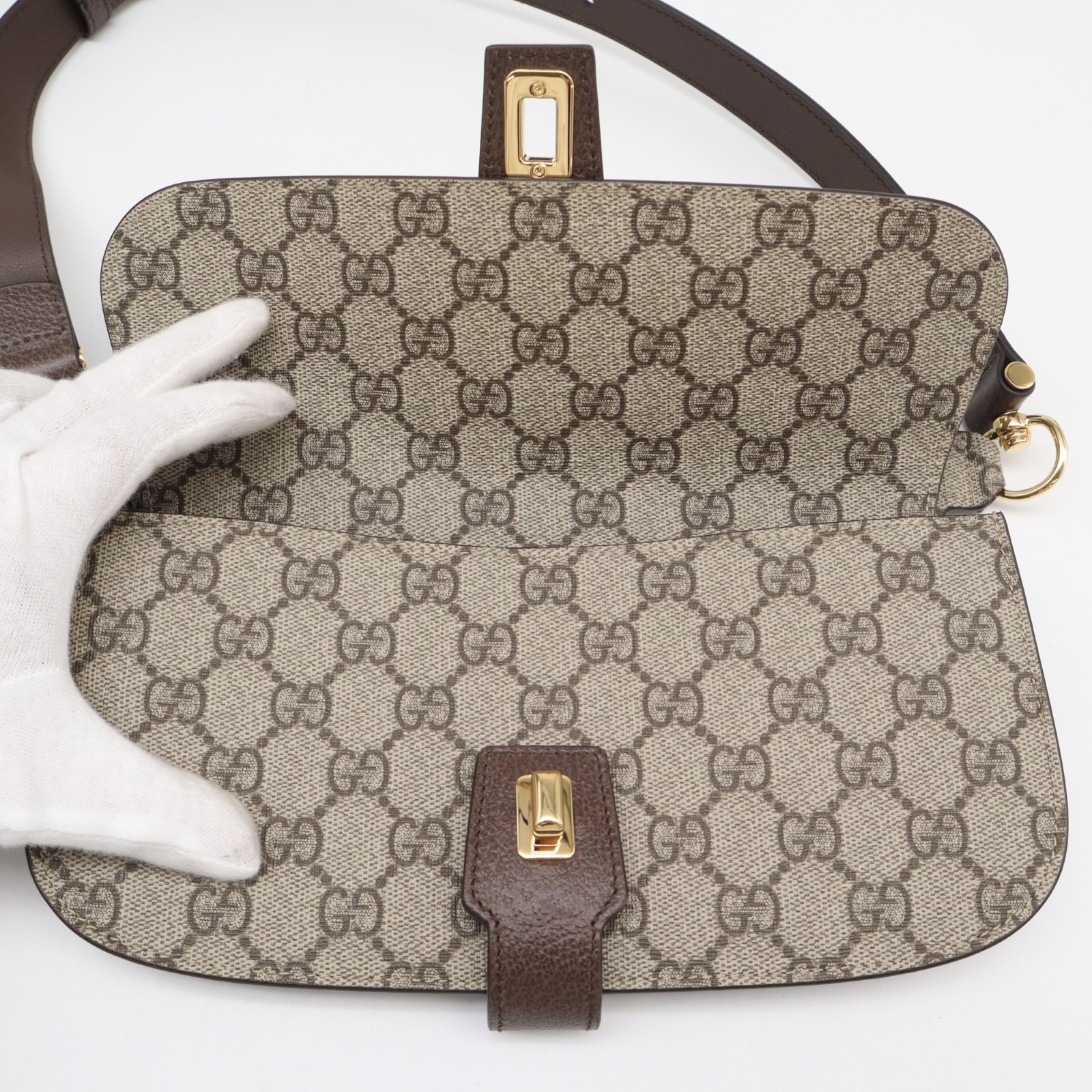 GUCCI Blondie Belt BagWaist bag beige canvas416