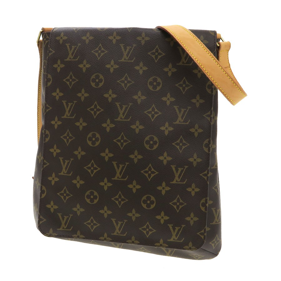 Louis Vuitton Musette M51256 Monogram Canvas Brown Shoulder Bag #SAB15753
