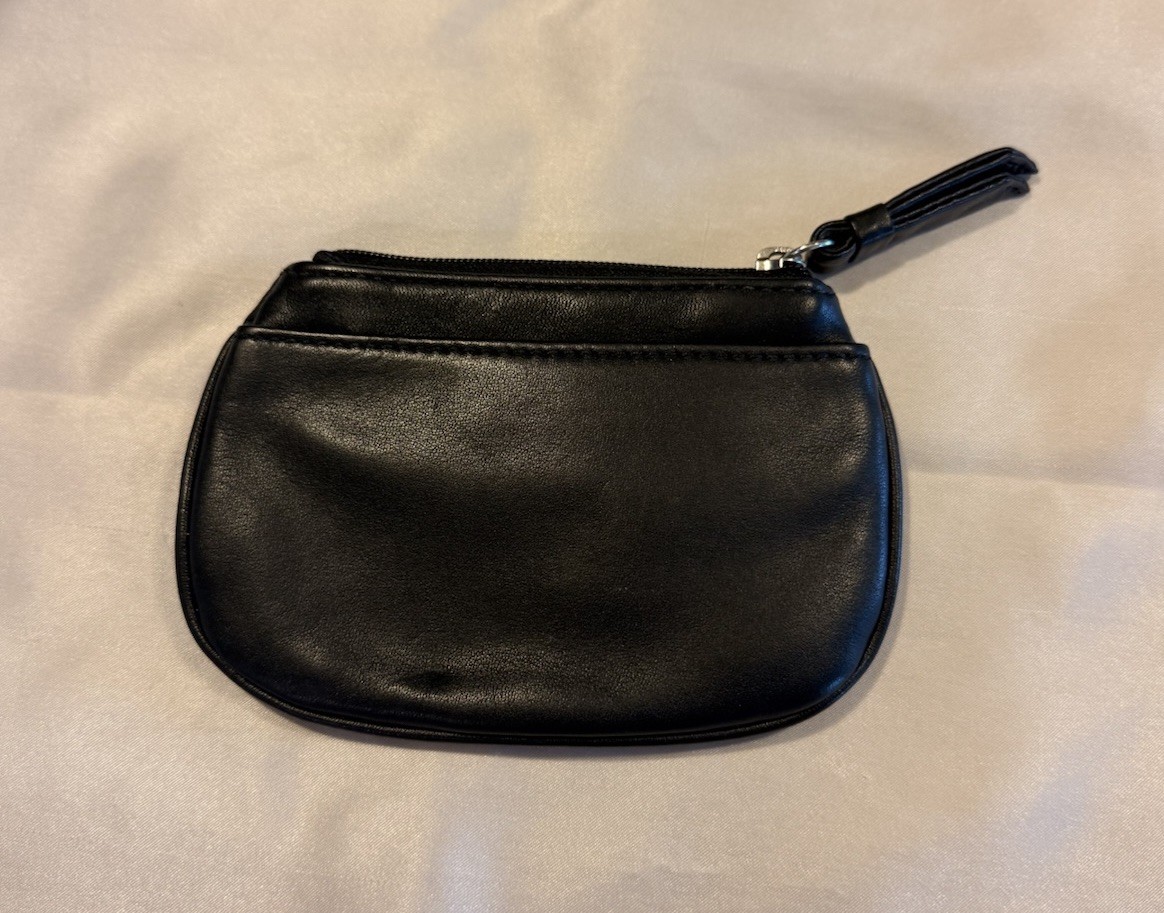 COACH Ashley Pleated Mini Coin Purse