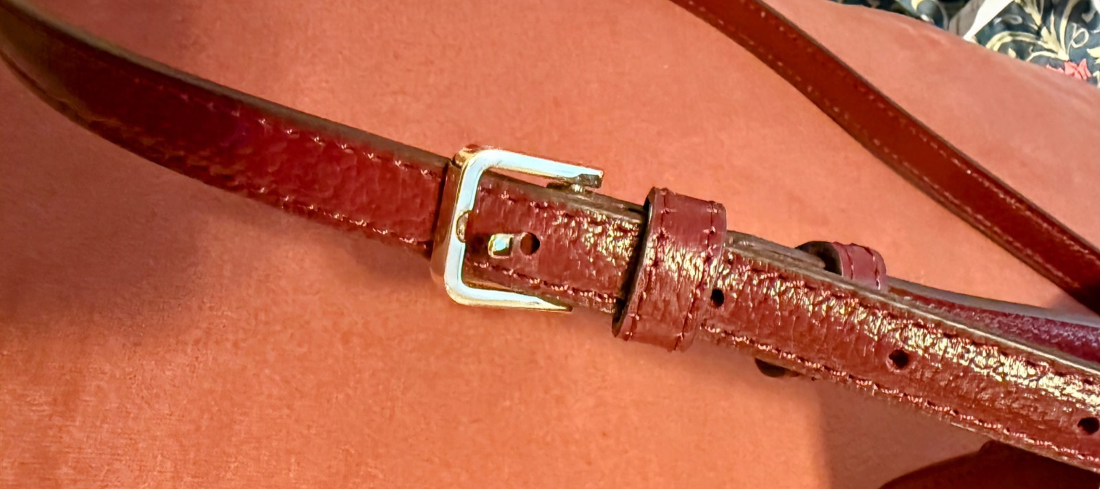 NEW w/tags Kate Spade Jeanne Leather Cherry Wood Crossbody Purse Bag