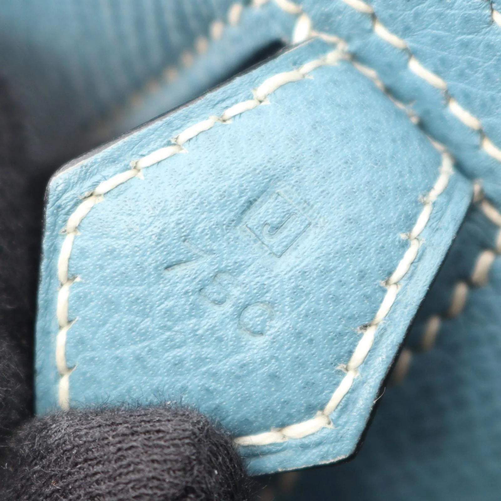 Hermes Plume Handbag Blue #RCB7551