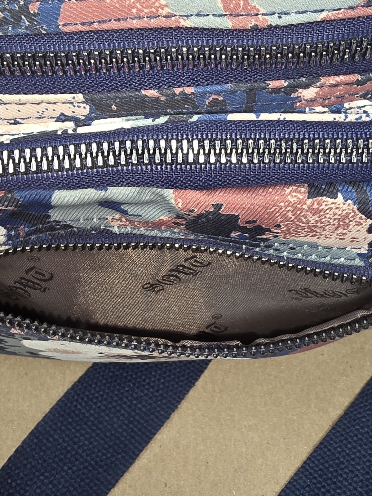 Suoyate Nylon Crossbody Bag 4 Outside Pockets, Divider, 2 Inner Zip Pockets