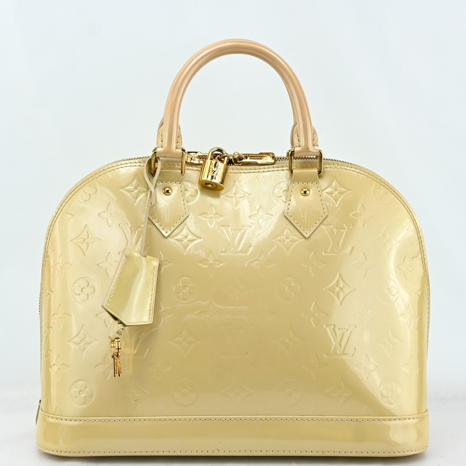 LOUIS VUITTON Monogram Vernis Alma PM Hand Bag R3945RJ807