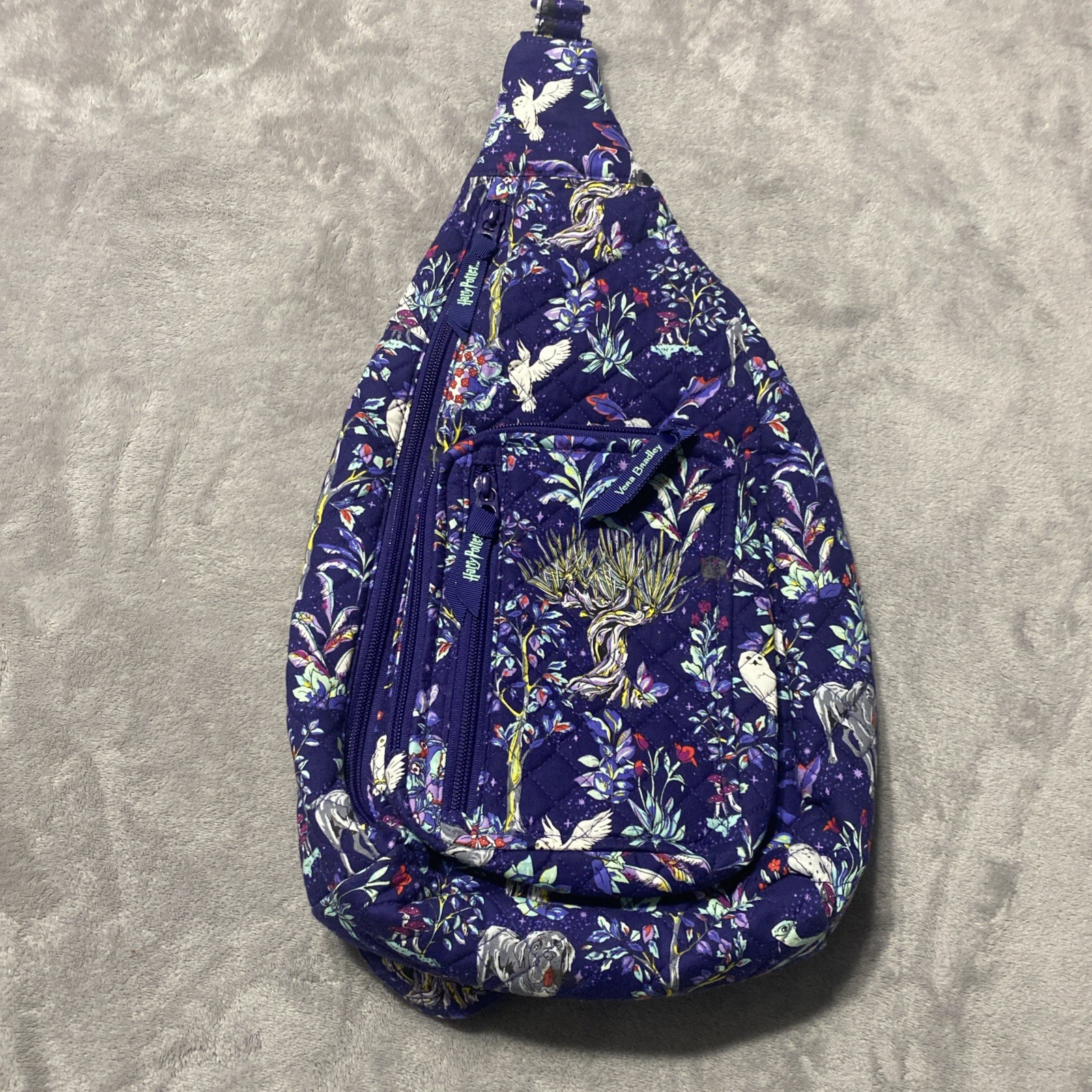 Vera Bradley x Harry Potter Forbidden Forest Sling Backpack 10″ x 20″
