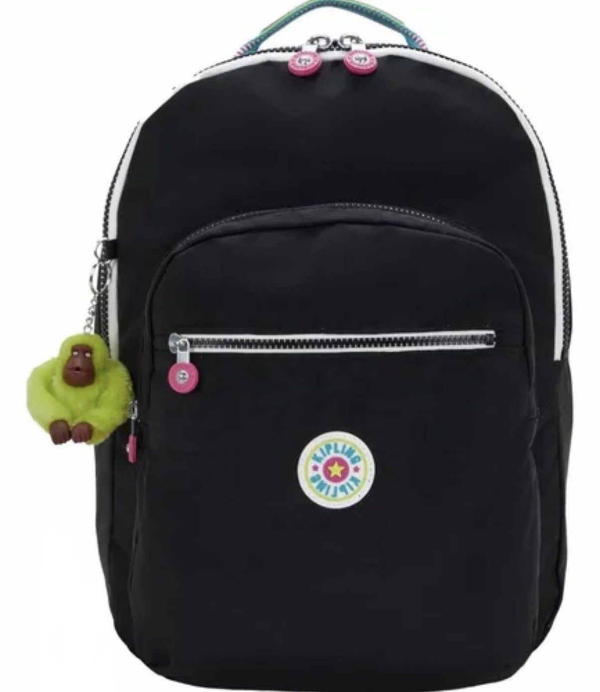 Kipling Backpack, Black Aqua