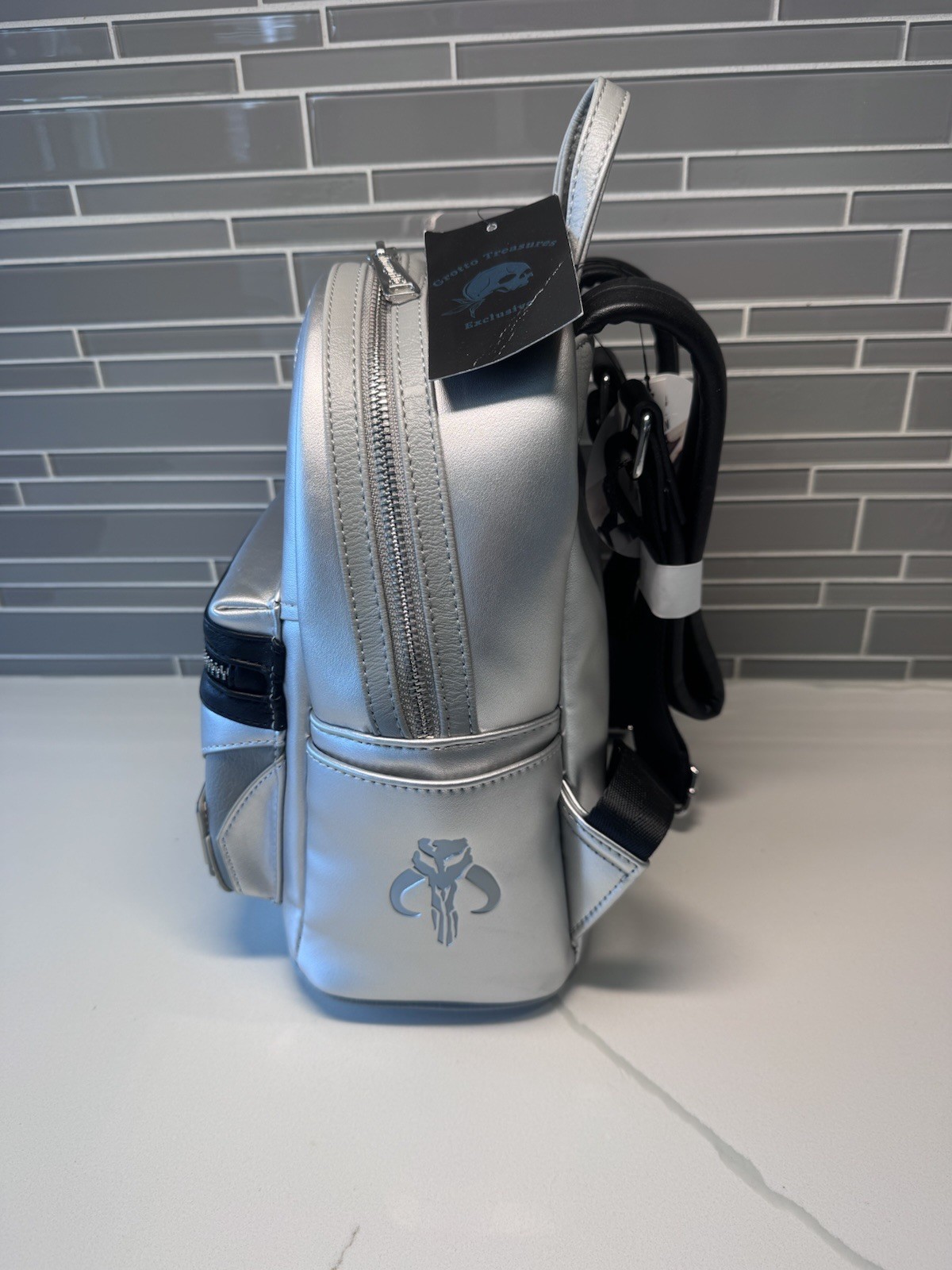 Loungefly StarWars Mandalorian Cosplay Mini BackpackNWT Grotto Treasures LE 1500
