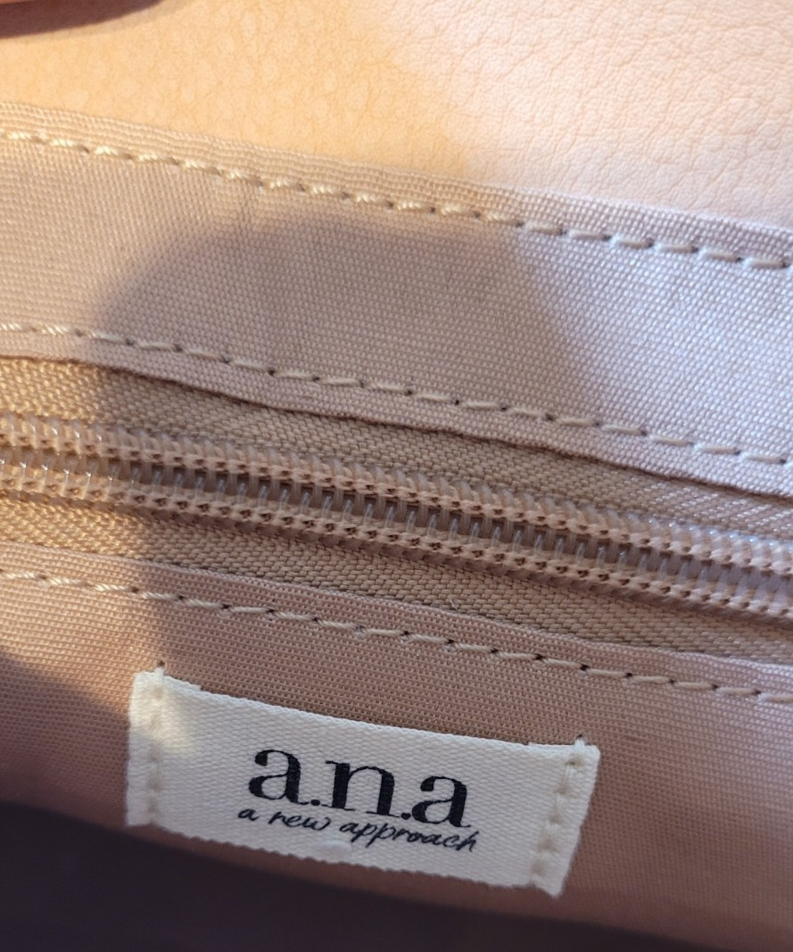 ✨ ANA Womens Medium Shoulder Purse Beige/ Pink Color