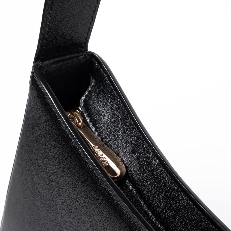 AUPEN Fearless 2022 Calf Leather Bag Black Orig. $340 NWT