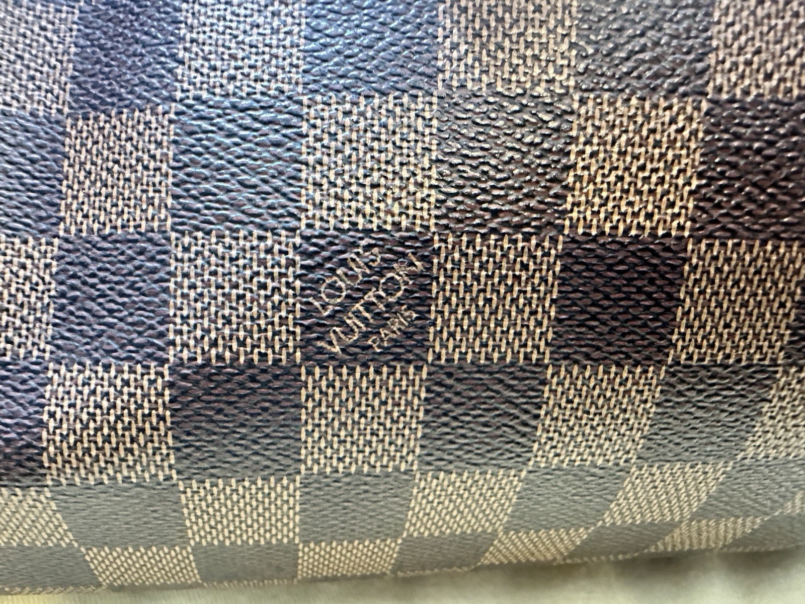 LOUIS VUITTON AUTHENTIC Hampstead MM DamierEbene Brown Tote