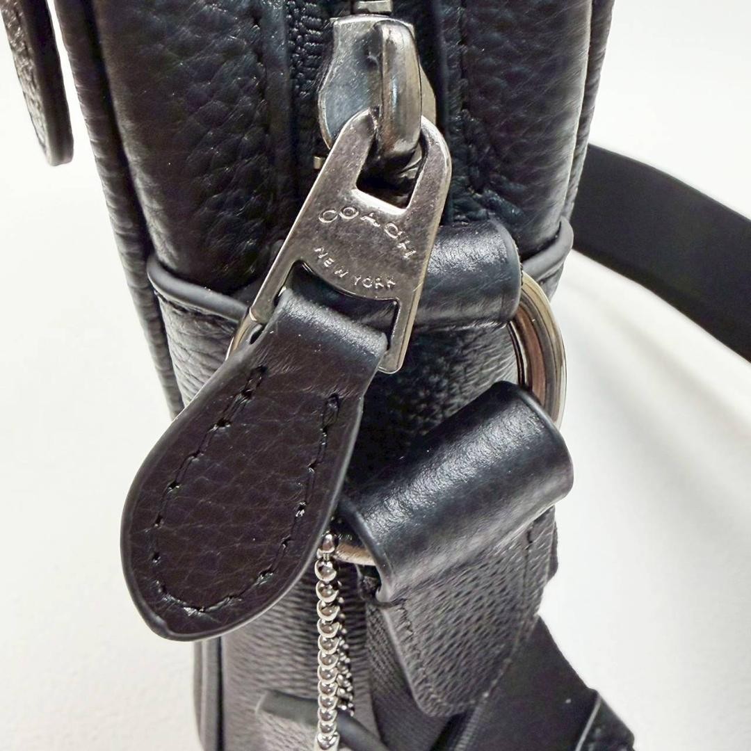 COACH Metropolitan Flight Bag Black Patch Limited