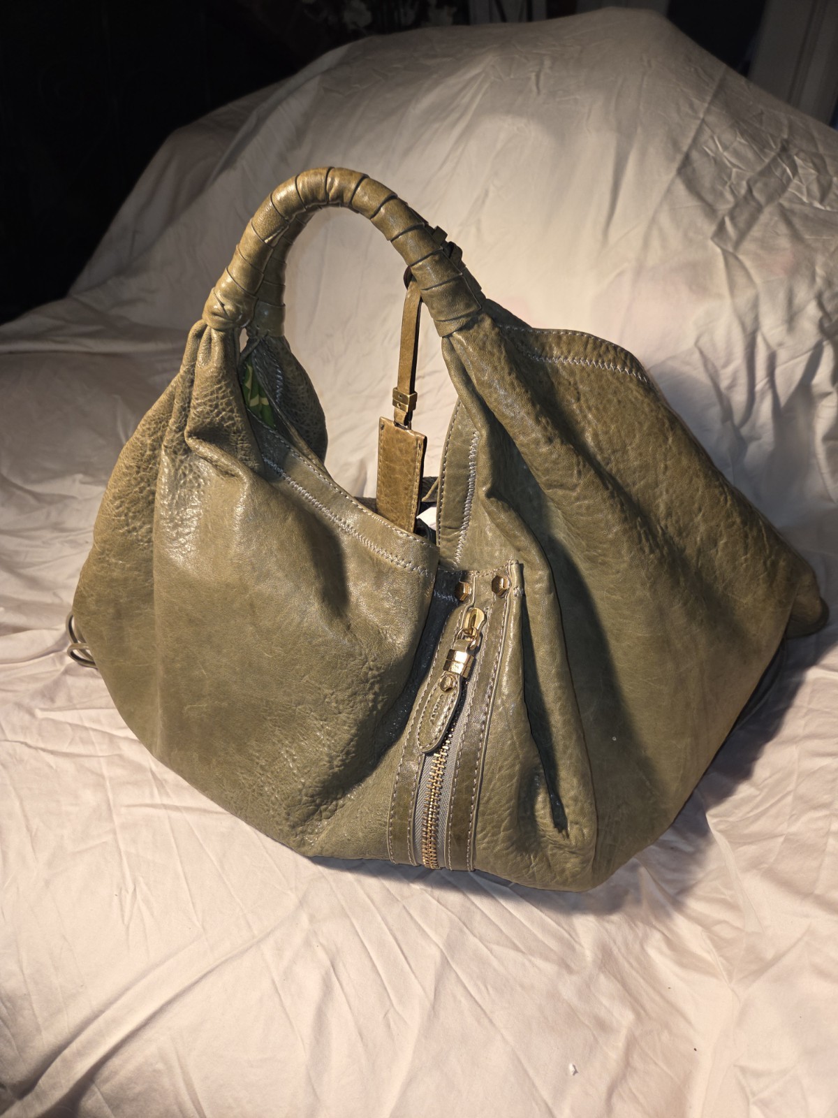 Or Vany Olive Handbag