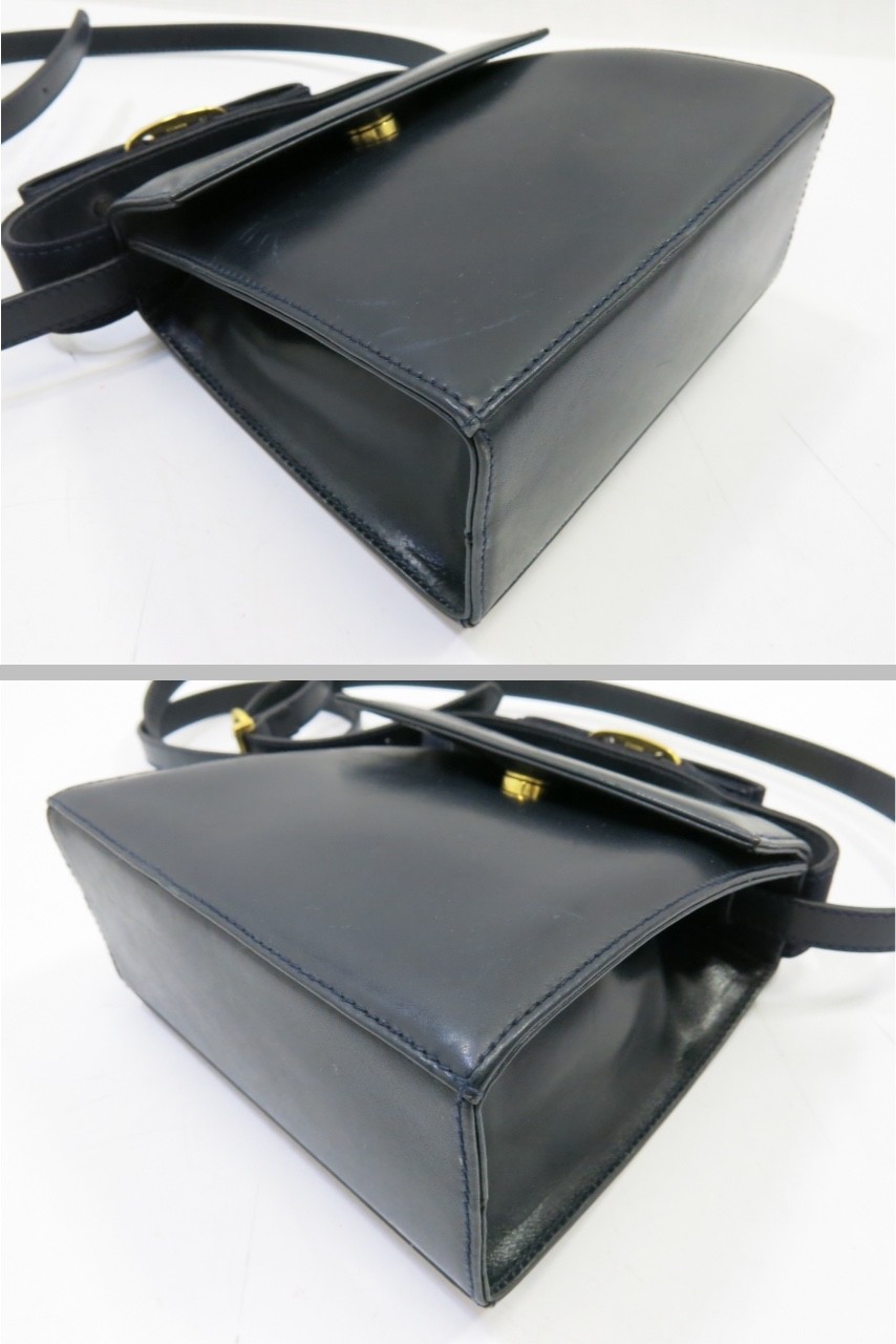 Auth Ferragamo Vara Hand bag & Shoulder bag Black Vara Handle 18715208