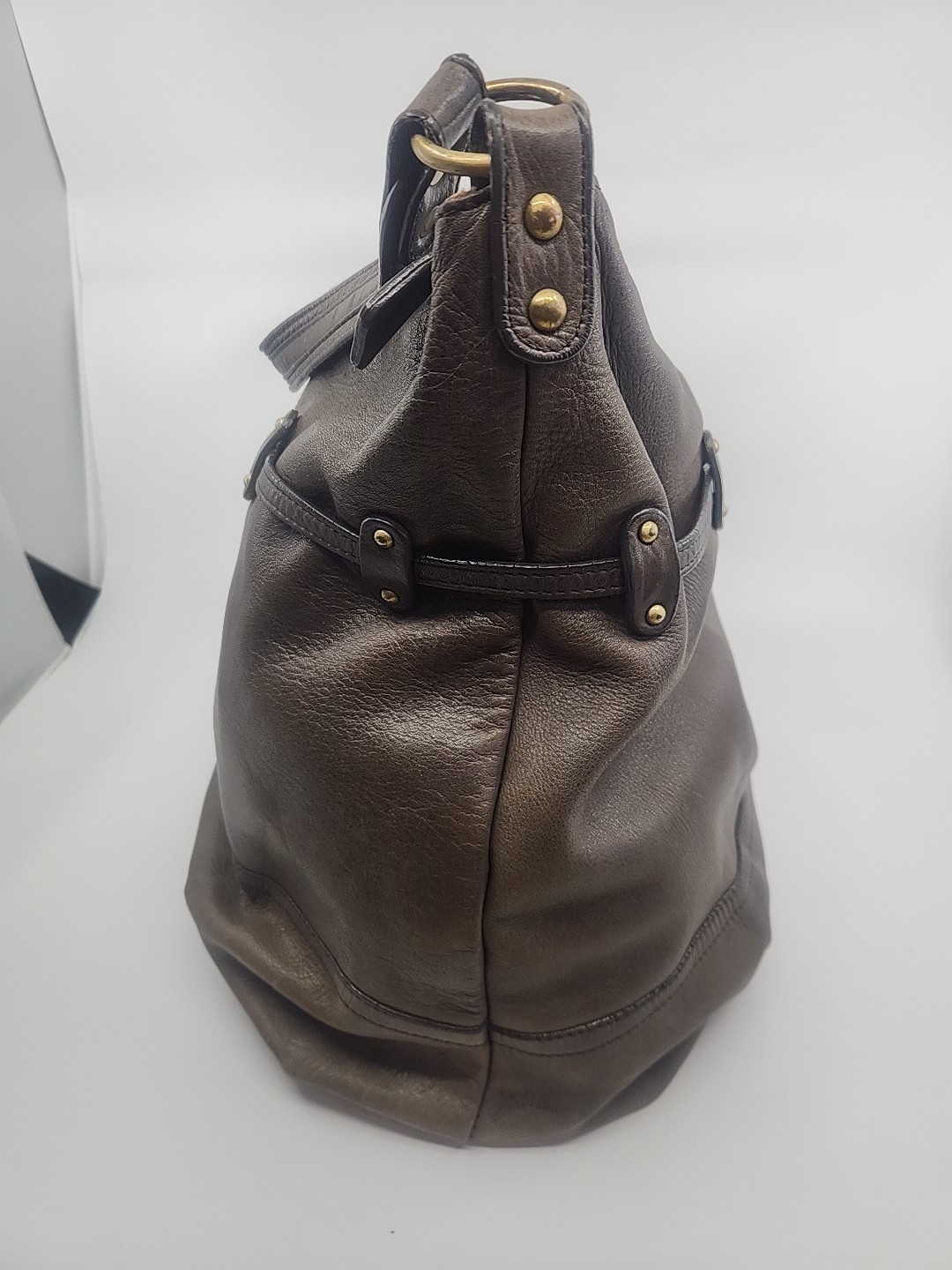 Vintahe Ghurka Original Collection Dark Brown Shoulder Bag. Inside Needs Repair