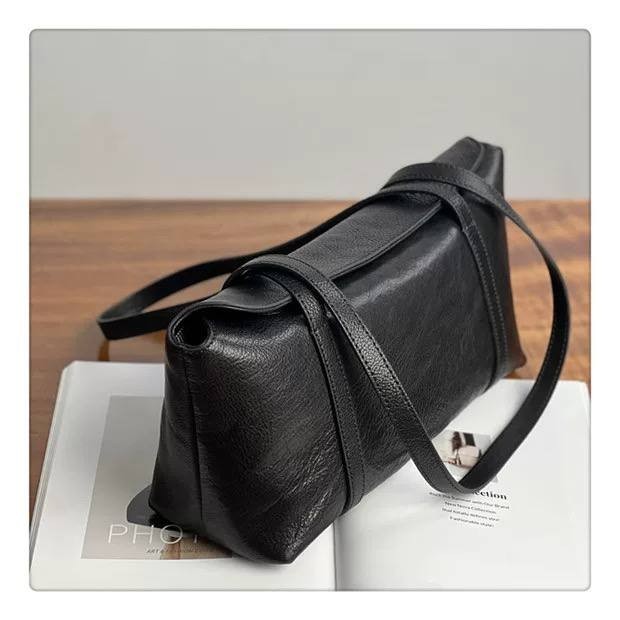 Genuine Fashion Designer Leather Medium Shoulder Bag Women