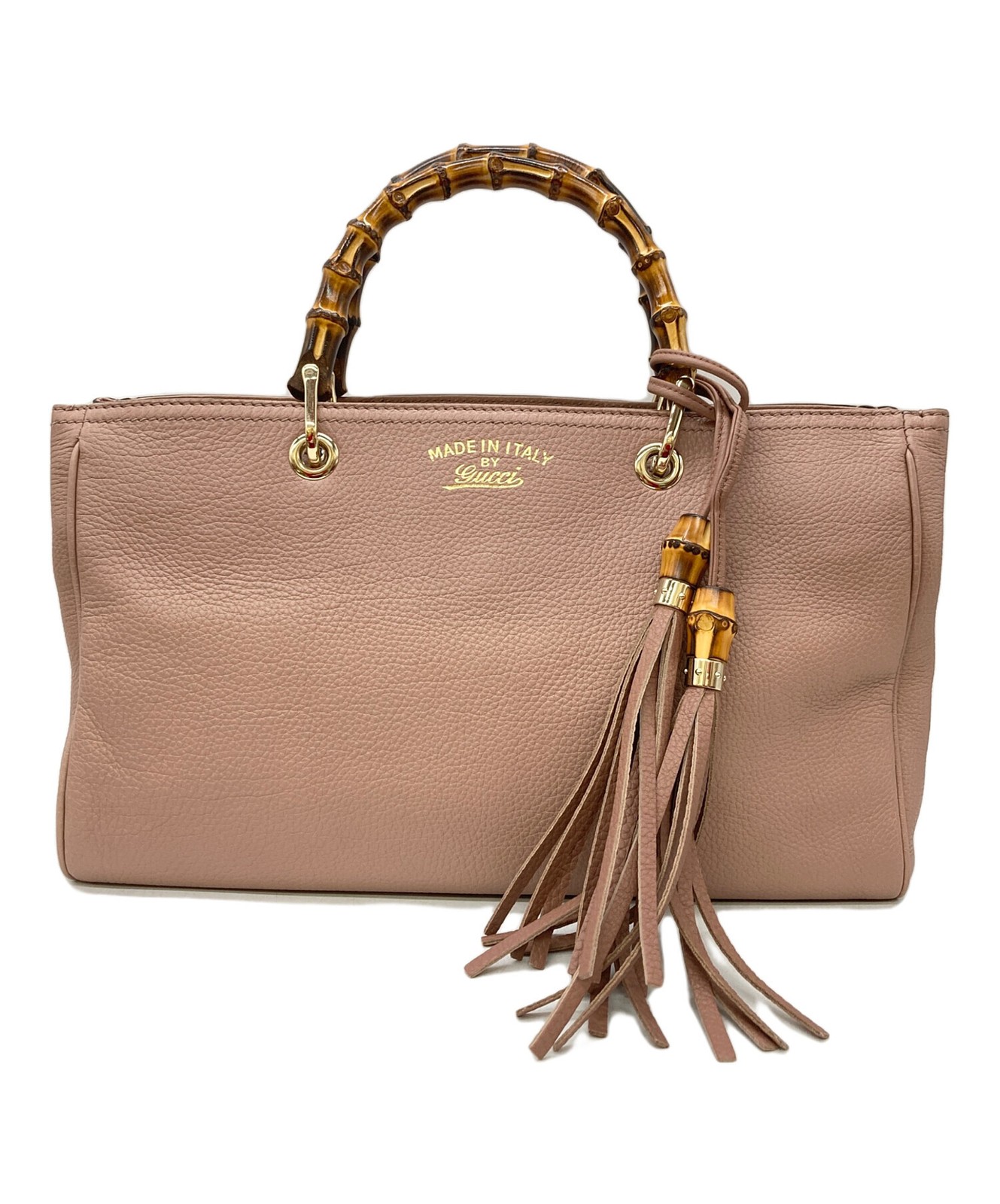 Gucci Bamboo 323660 Pink Handbag #TFB3022