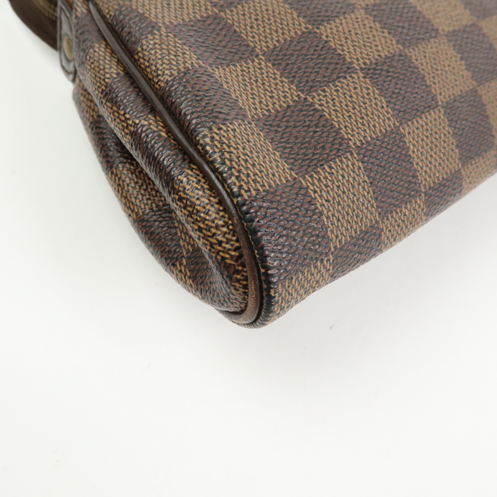 Louis Vuitton Damier Ebene Eva 2Way Hand Bag Chain Shoulder Bag N55213 Used F/S