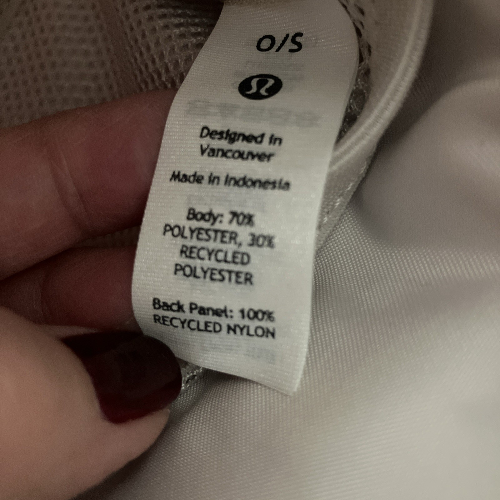 Lululemon Everywhere Belt Bag Large 2L Fleece White O/Gold 8.3 x 2.2 x 5.7 NWT